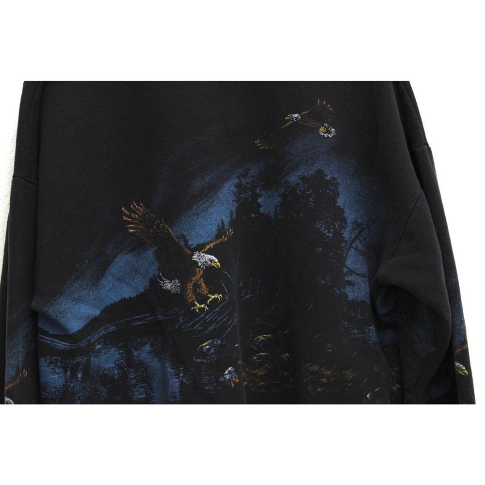 Vintage Art Unlimited Bald Eagle Sweatshirt XL - Picture 5 of 8